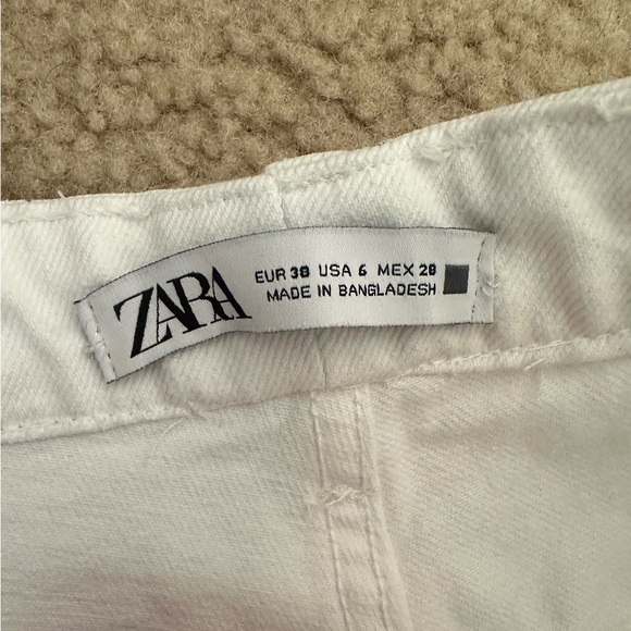 Zara White Denim Shorts - Picture 5 of 5